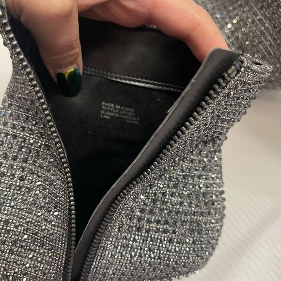 Michael Kors Katerina Crystal Embellished Ankle Ankle Boots Size 9.5 9 1/2 - Picture 9 of 10